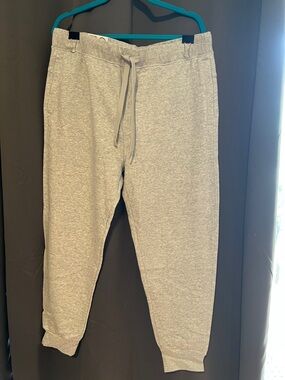 Men's Grey Drawstring Jogger Pants